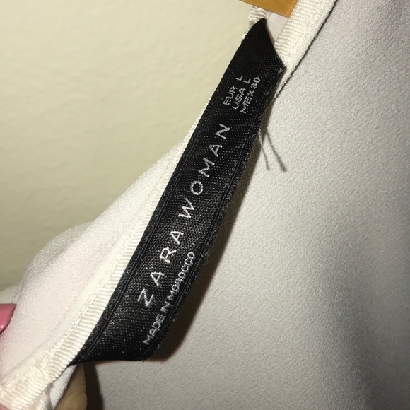 ZARA WHITE TOP - Picture 4 of 7